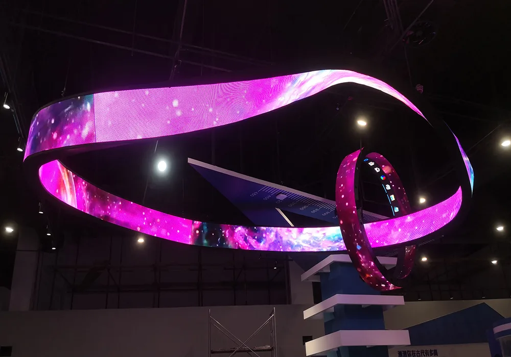 Flexible LED screen view 1