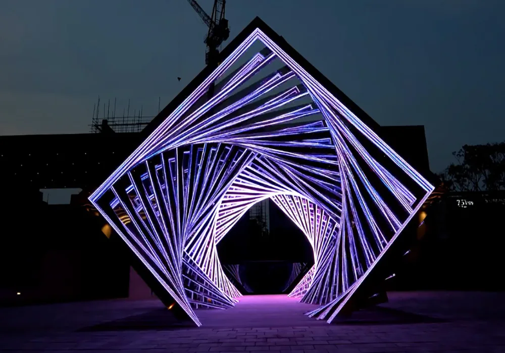 Flexible LED screen view 2