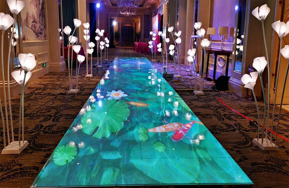 Floor LED screen view 2