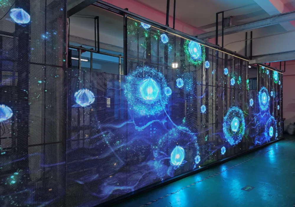 Transparent LED display view 3
