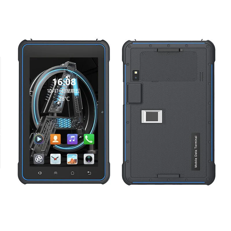 HGN801: 8 inch RK3399 rugged Android tablet with ID reader option