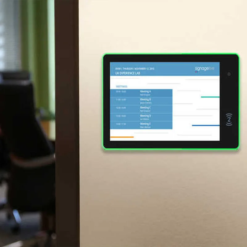 Wall mount Android meeting room tablet