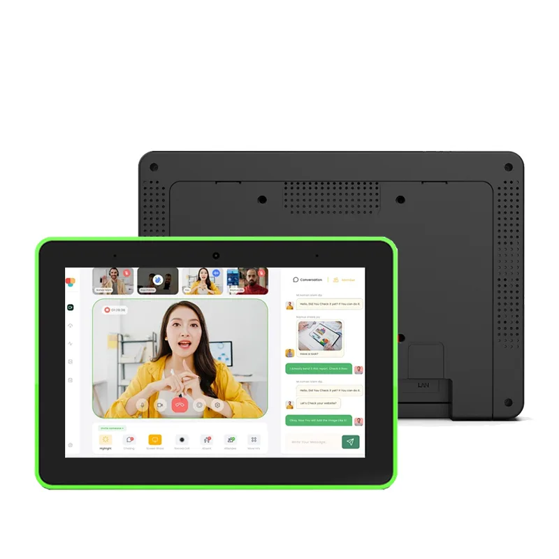 WA8058T: 8 inch wall mount Android tablet with PoE and NFC